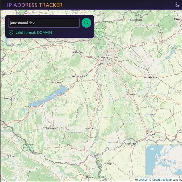 screenshot image of IP Tracker